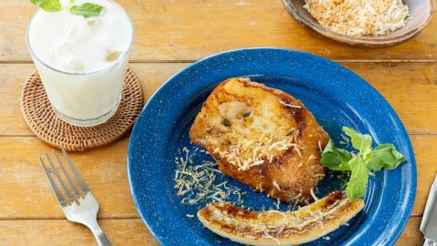 南国ブランチはどう？「卵なし！ココナッツミルクのフレンチトースト」「ノンアル・ピニャコラーダ」レシピ