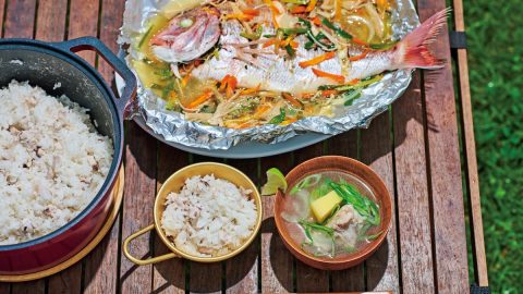 海キャンプで挑戦したい！ 魚を知り尽くしたウエカツさんの「魚の１本丸ごとフルコースレシピ」