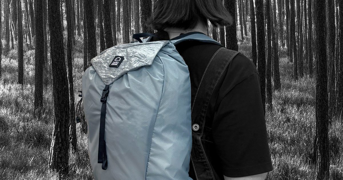 155gのパッカブル仕様で容量は15L！ZEROGRAMから手のひらサイズの超