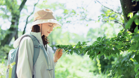 登山歴17年のモデル・押切もえさん「自然を体感し、達成感とともにご褒美グルメを味わう幸せ♪」