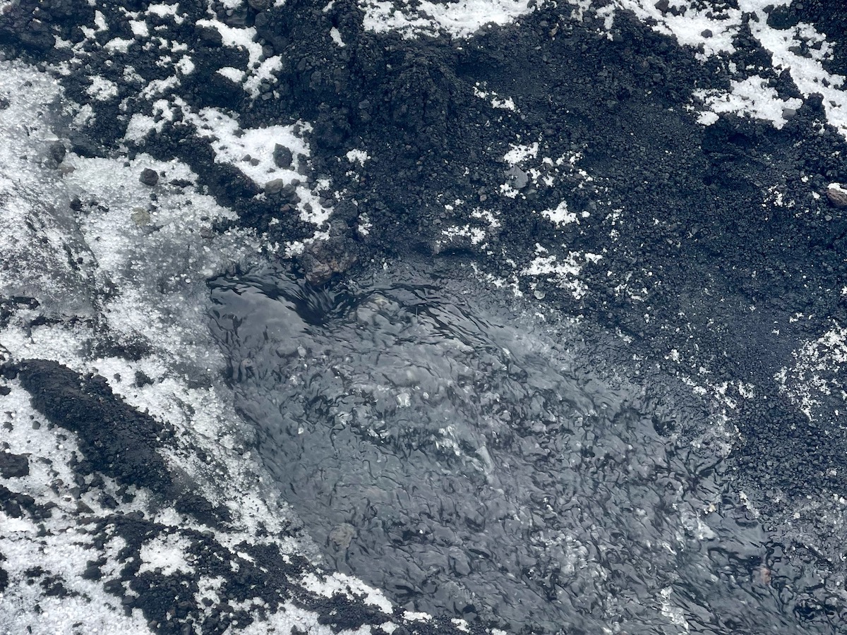氷河水