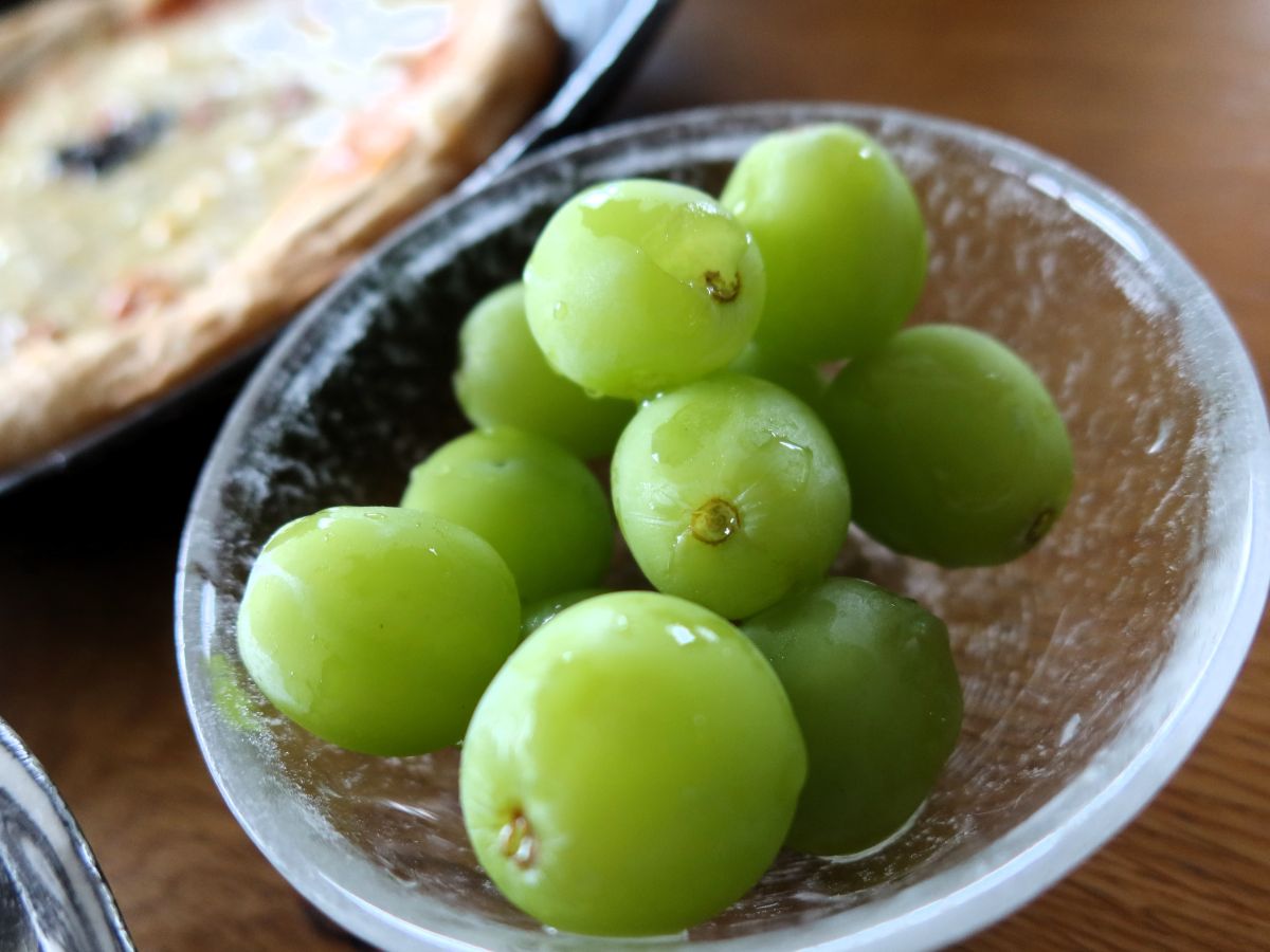 皮のまま食べられるマスカット