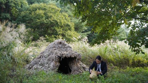 週末縄文人「緑のクリと茶色いおでん　森と都会、それぞれの秋の気配」