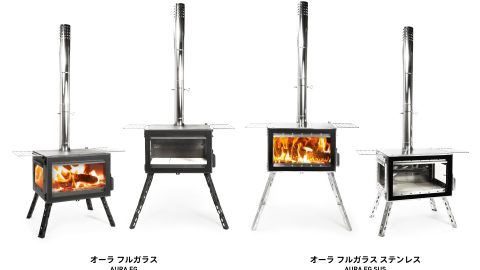 炎が見える！マウントスミの薪ストーブが冬キャンプを快適にする7つの理由