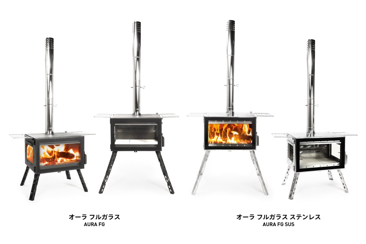 炎が見える！マウントスミの薪ストーブが冬キャンプを快適にする7つの理由