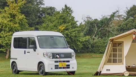 たっぷり積めてエコに走る軽バン「ホンダ／N-VAN e:」 EVカーで給電＋冬キャンしよう！