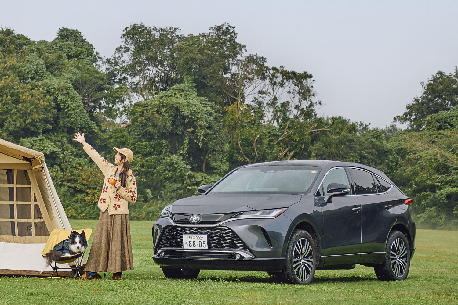 テントでコタツ！「トヨタ／ハリアー PHEV」力強い走りと2つの外部給電方式の頼もしさ