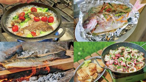 アユの塩焼きほかキャンプで作りたい魚料理11選！焼く・煮る・蒸す・漬ける簡単本格レシピ