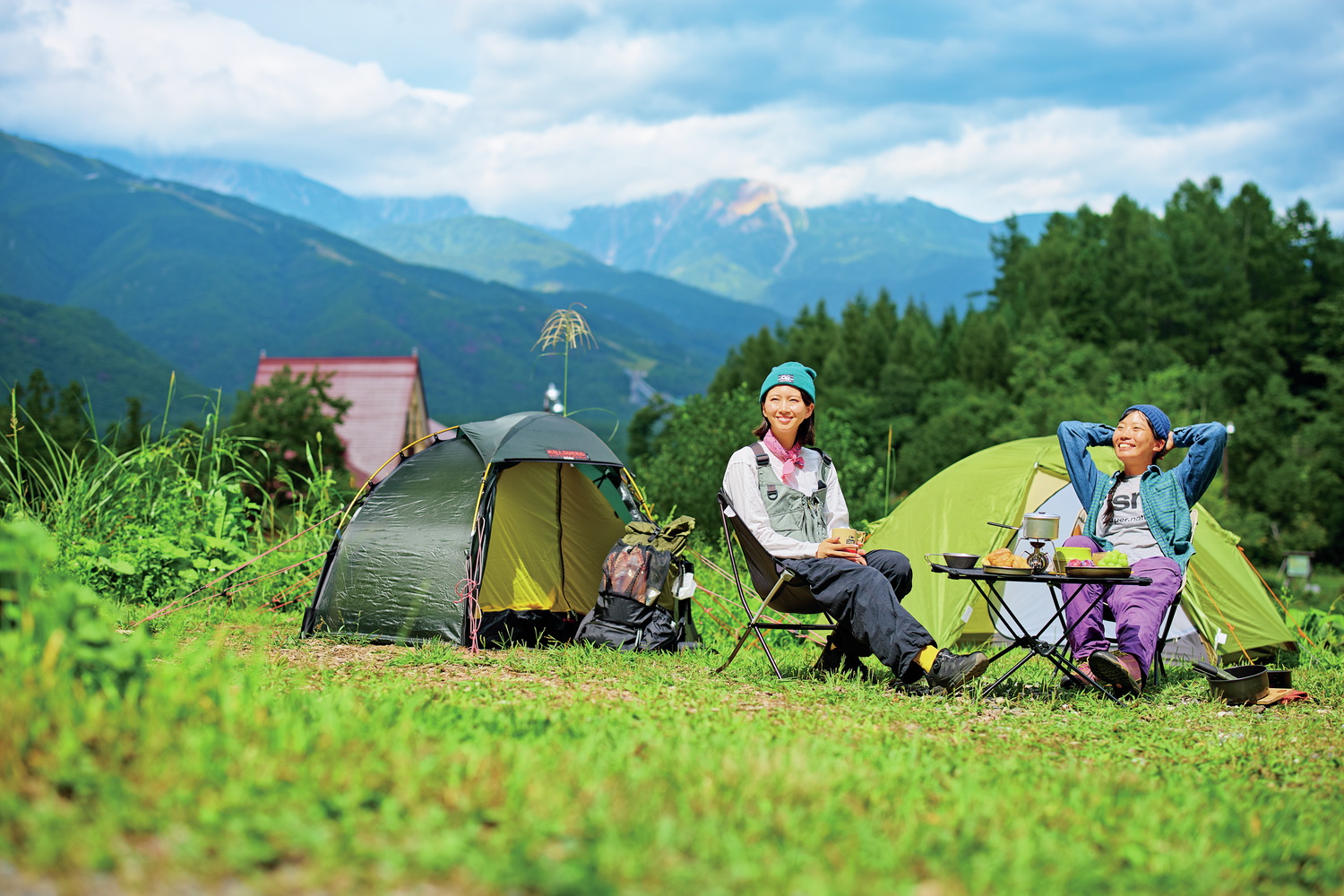 白馬三山＆生ワサビ！絶景と新鮮食材を楽しむ女子鉄キャン旅【in長野・白馬村】