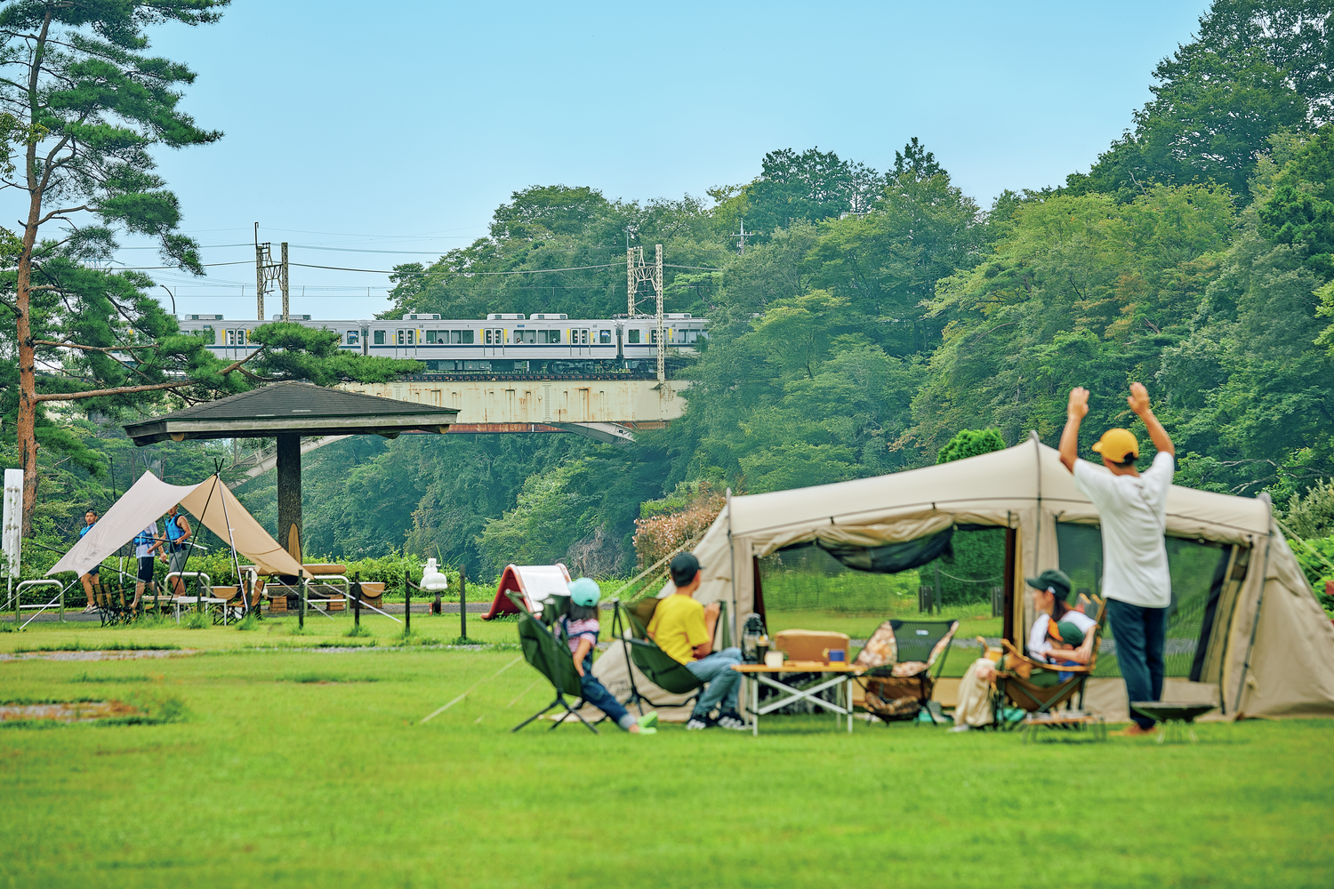 超駅チカ！ 特急に乗って駅から徒歩２分でファミキャンやってみた【 in 栃木・日光市 】