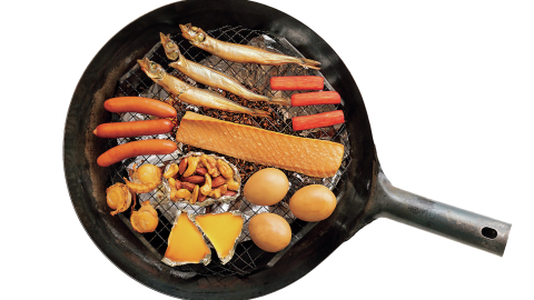 早い、うまい、お手軽！ 中華鍋燻製 でおつまみづくり