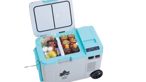 ロゴスのホイール付き冷蔵庫が便利すぎる！二室独立でアイスもホットも同時キープ、しかも静かっ