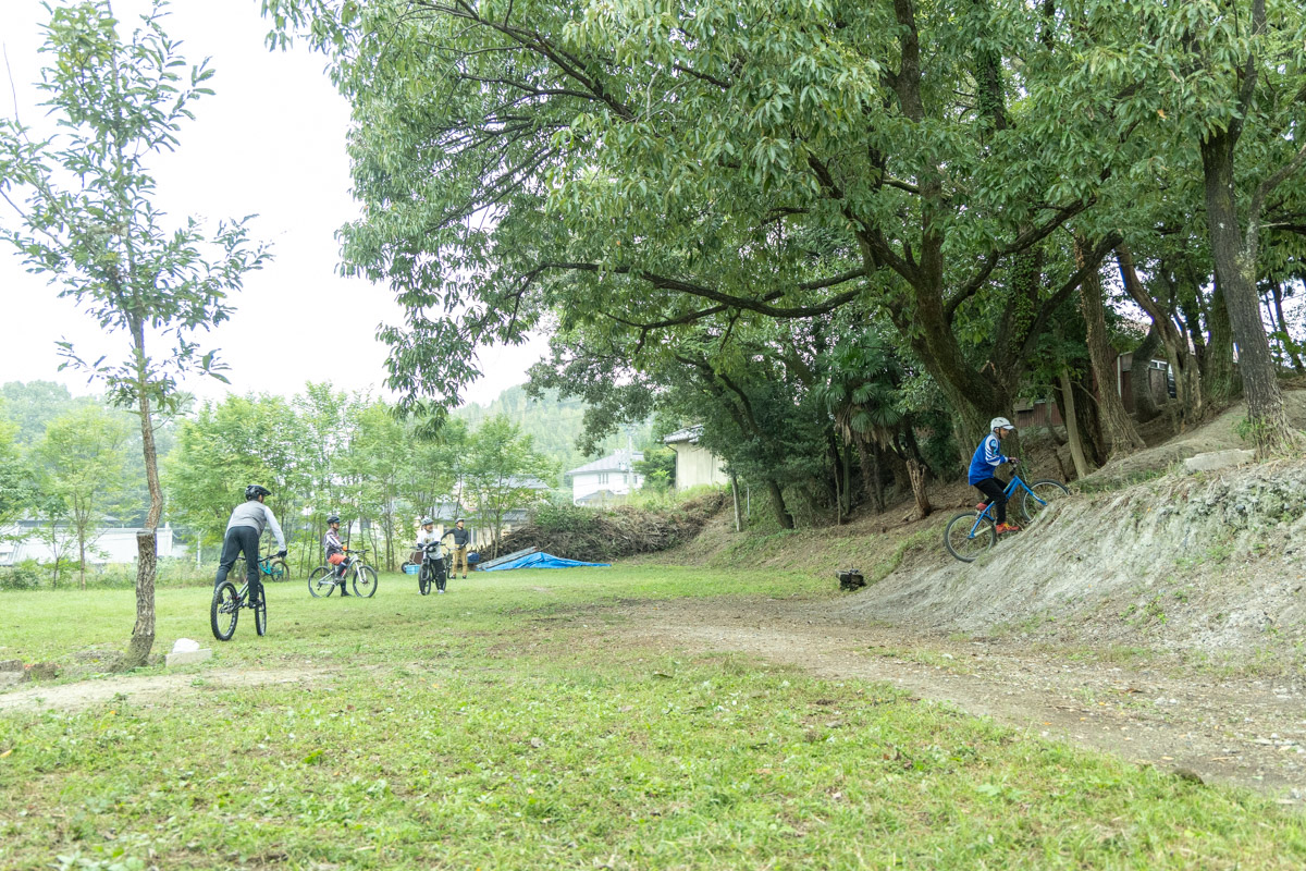 木々に囲まれた居心地のいいパーク