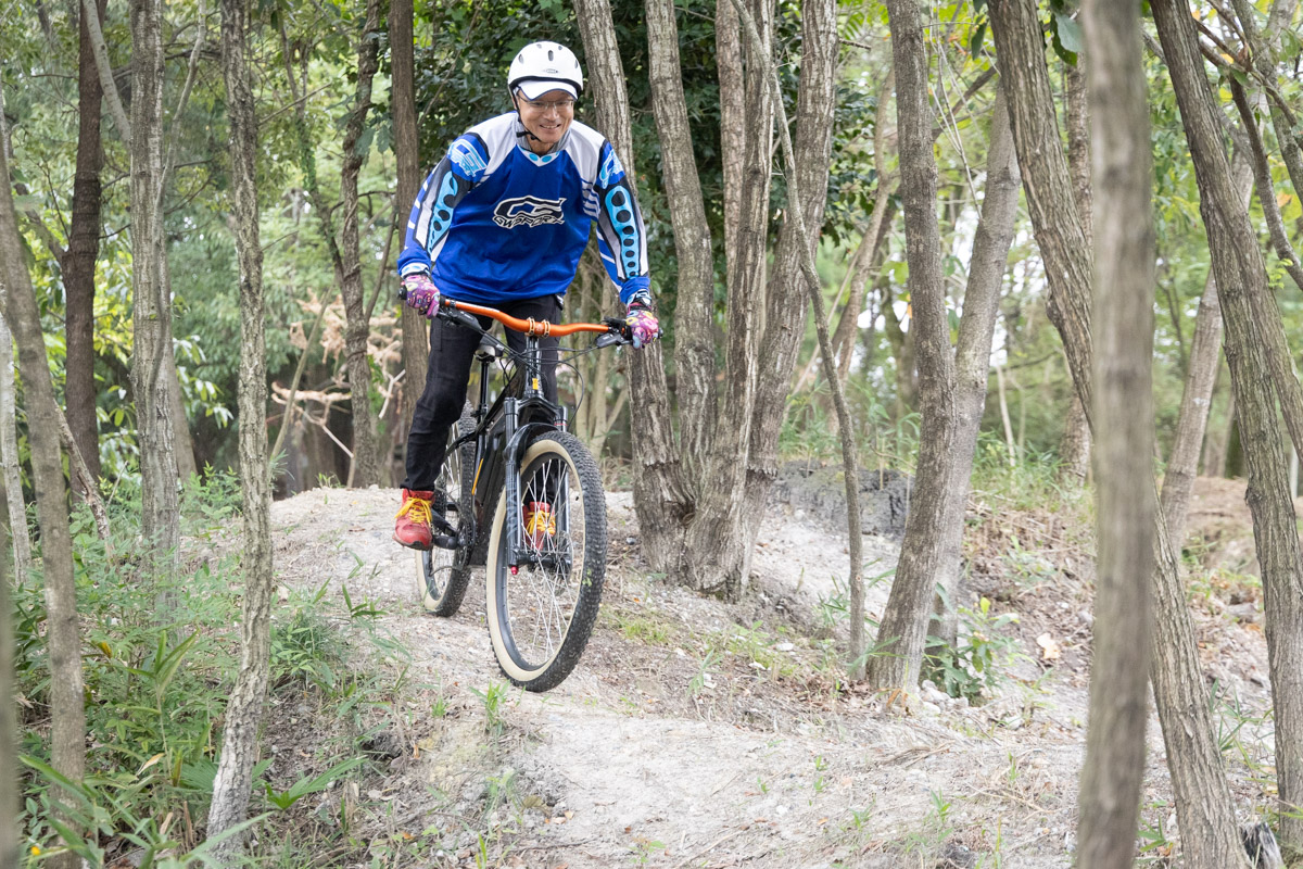 ライドを楽しむ人