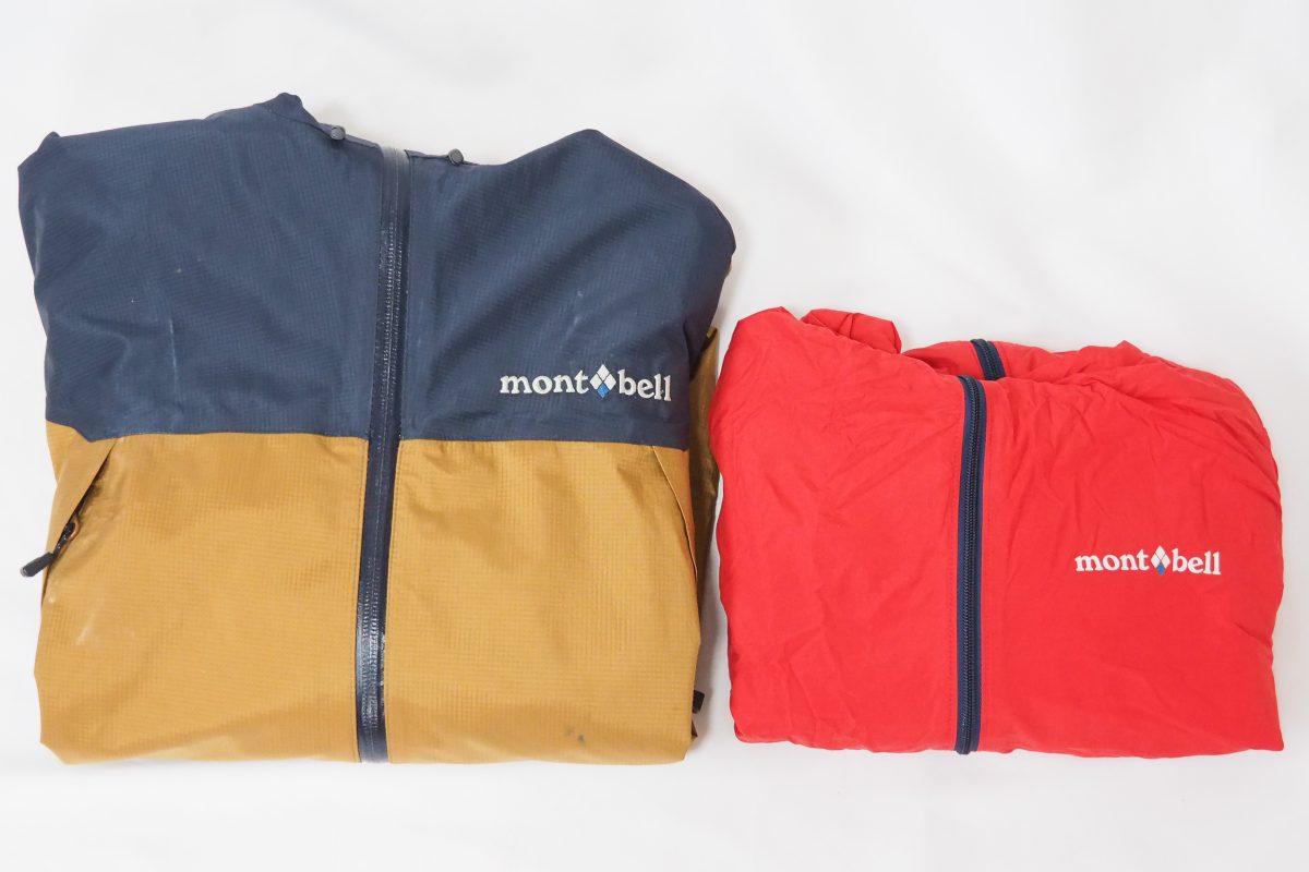 レインウェアとウインドシェル