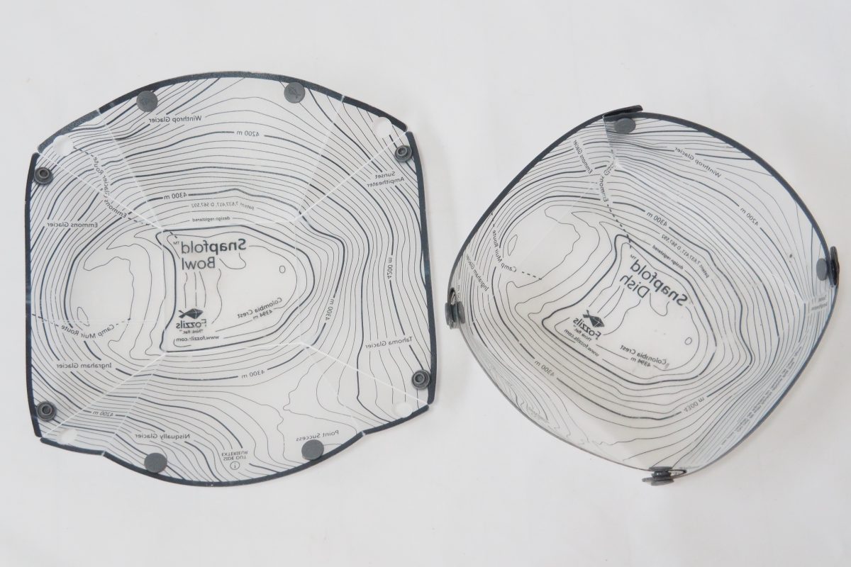 折りたたみ式の食器