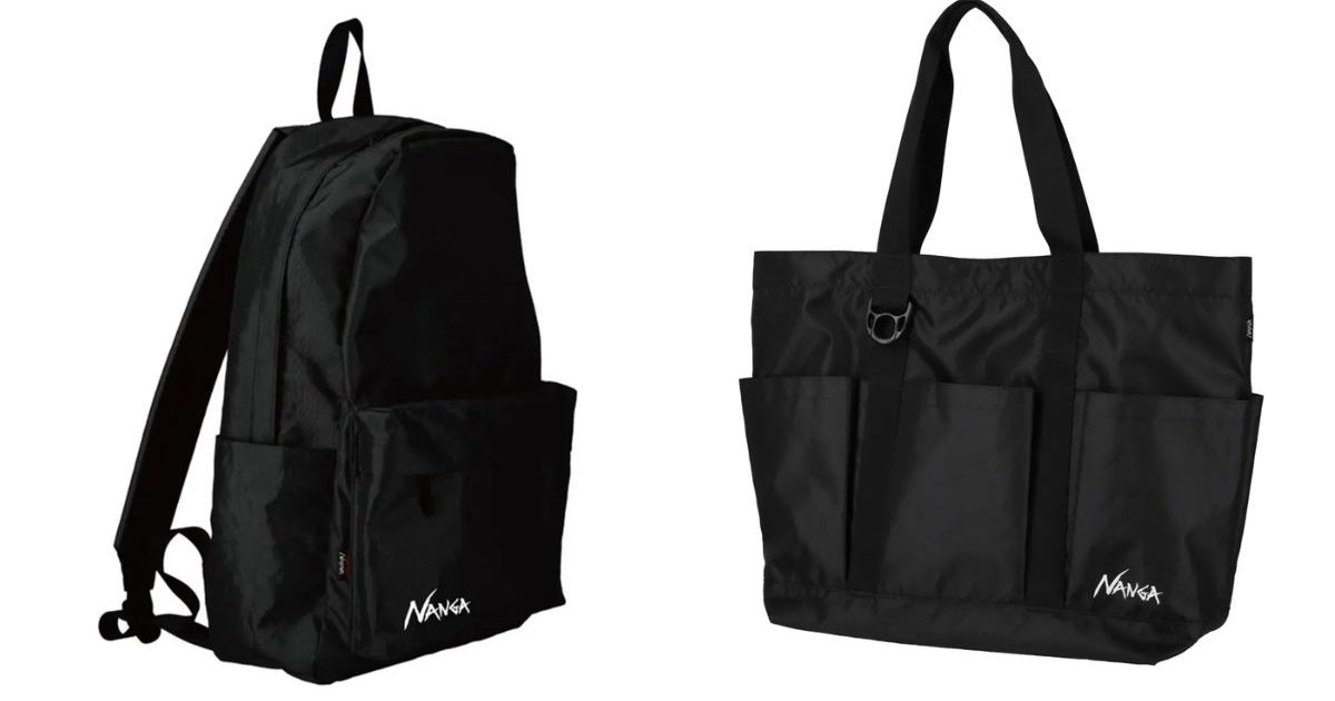 サステナブル素材「ECOPAK」を採用したナンガの新作デイパックとトート