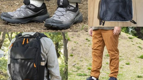 サロモンの防水スニーカー、無印良品の圧縮ケース…使ってわかったアウトドアで役に立つアイテム4選