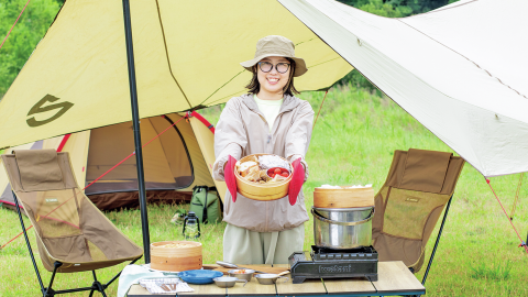 達人が指南！ ＂アウトドアせいろ＂で体も心もほっこりする冬キャンプレシピ