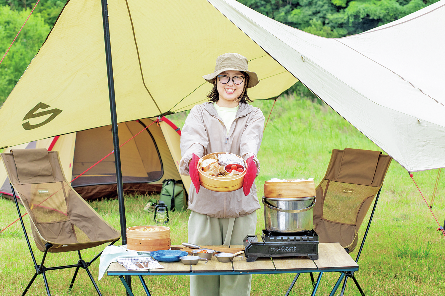 達人が指南！ ＂アウトドアせいろ＂で体も心もほっこりする冬キャンプレシピ