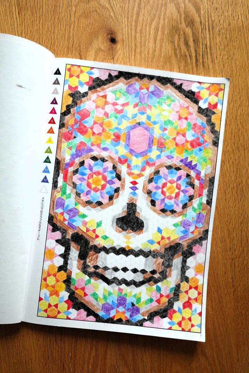 死者の日のぬりえ