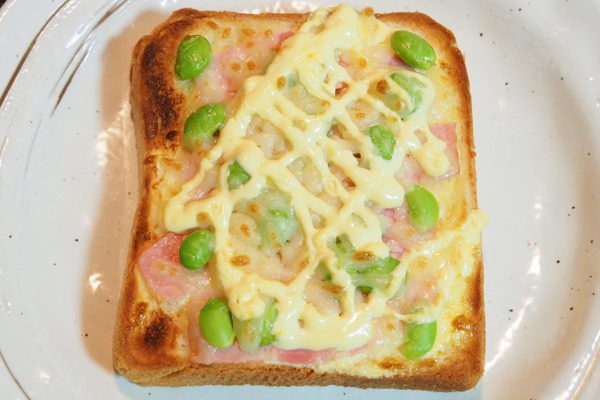 枝豆トースト