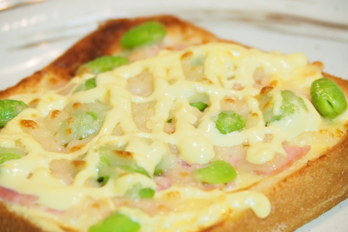 枝豆トースト