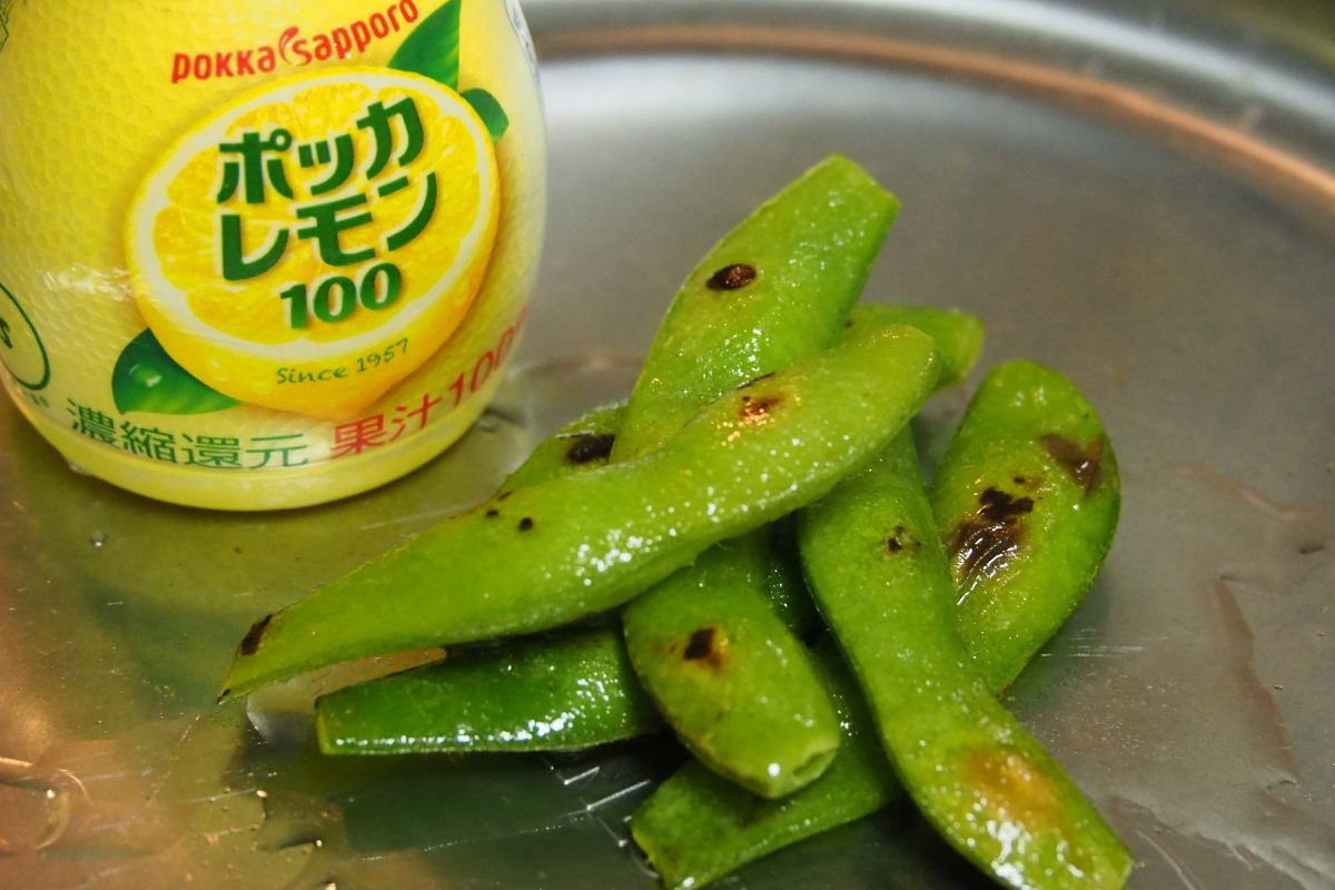 枝豆のレモンガーリック