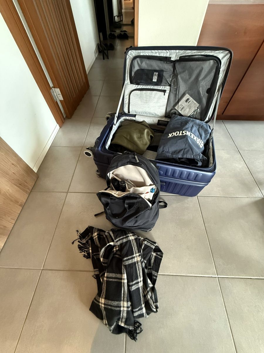 今回のメキシコ旅の荷物