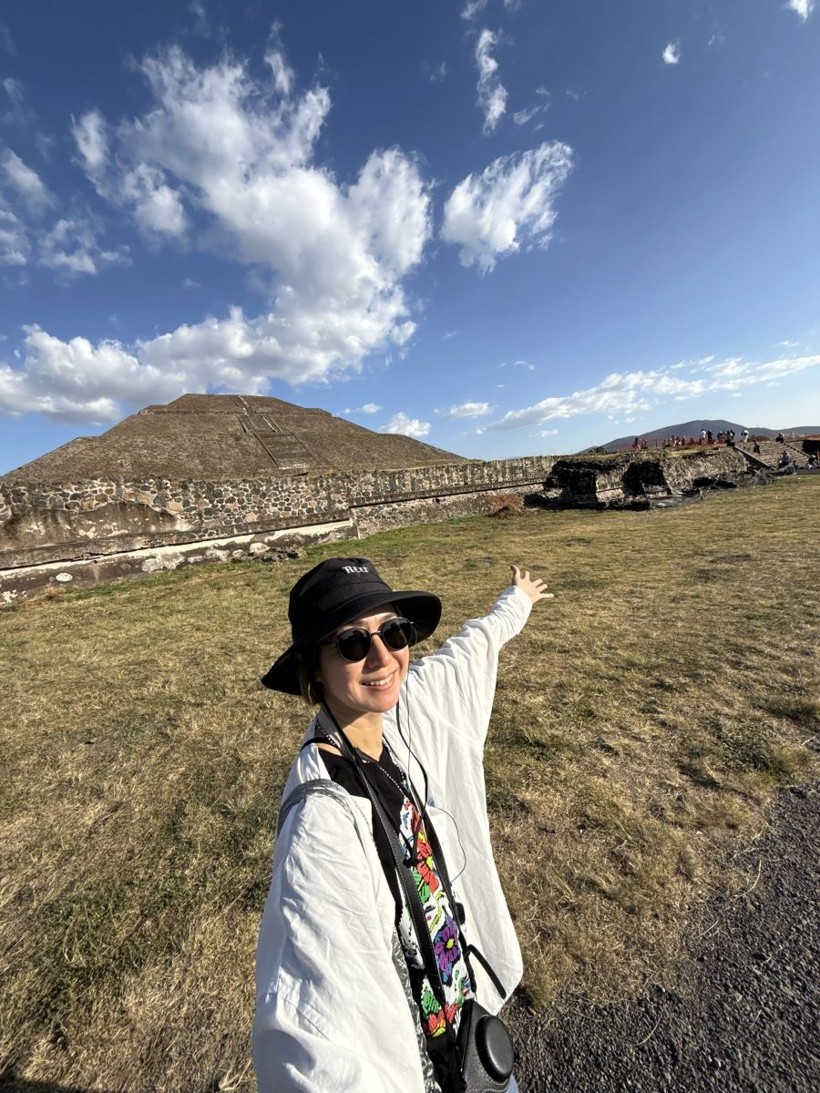 テオティワカン最大の建造物、太陽のピラミッド