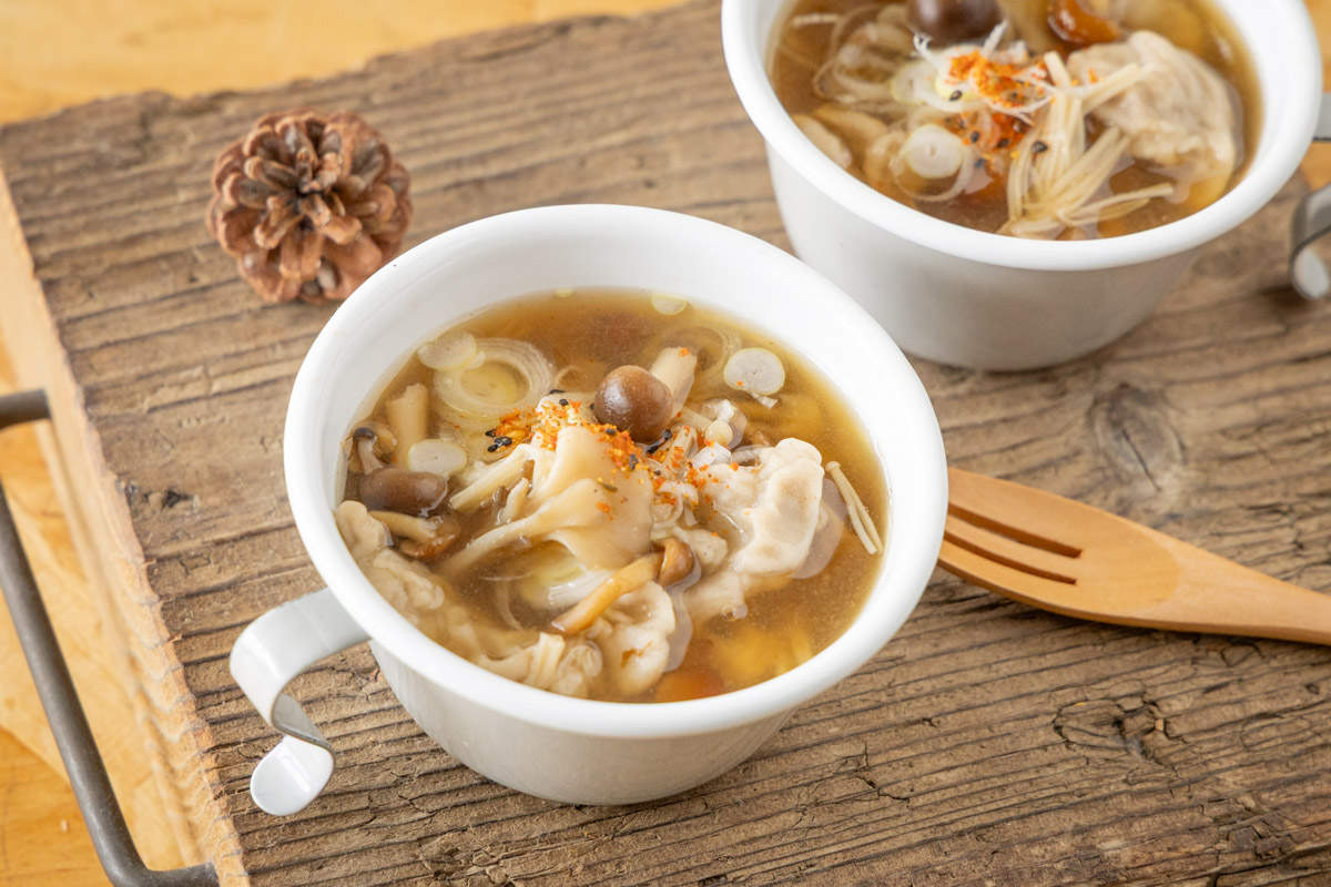 今が旬！新そば粉で作る「そばすいとんのきのこ汁」レシピ