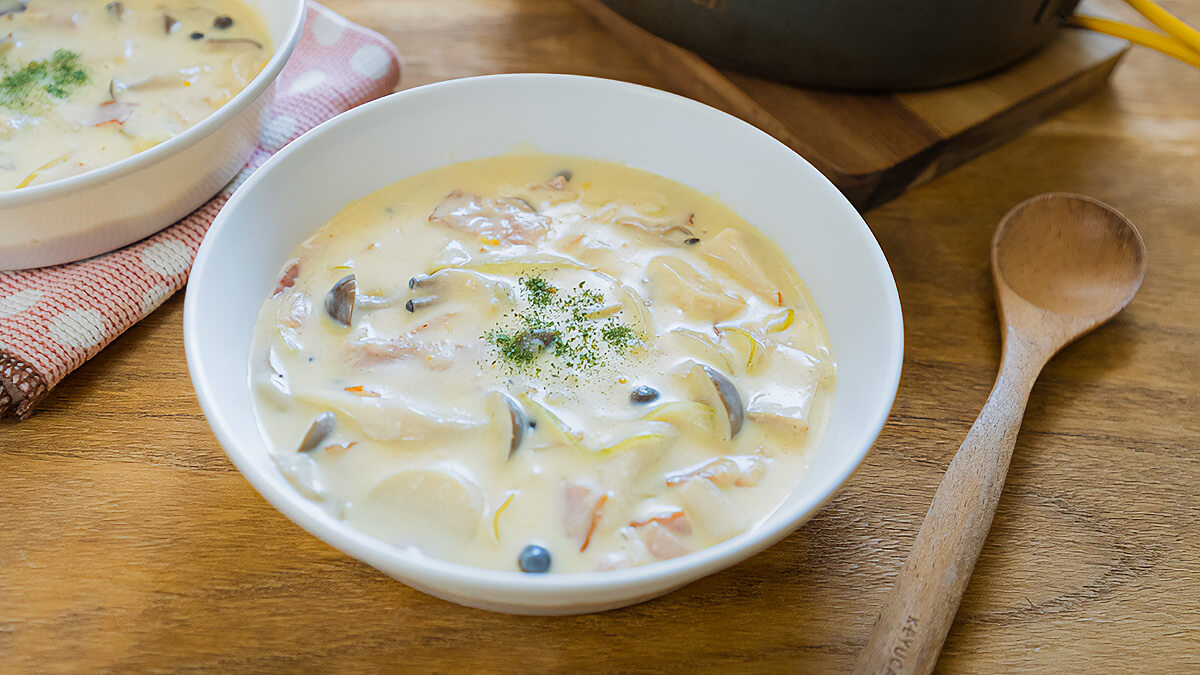 きのこのポタージュ