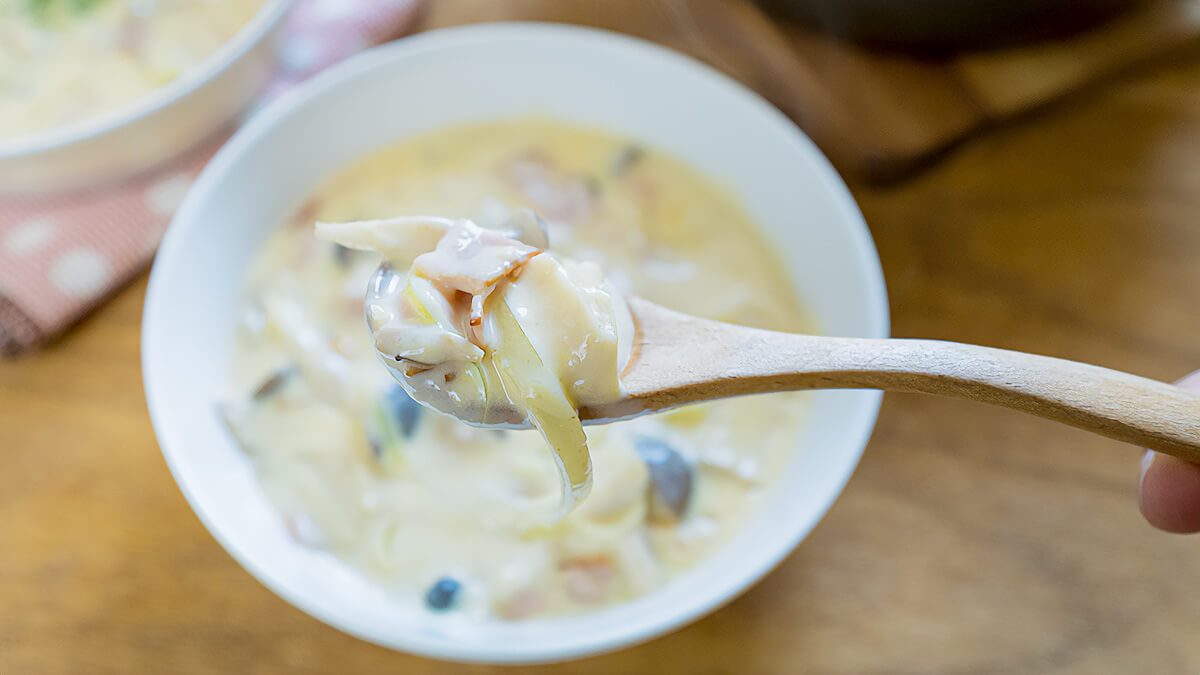 きのこのポタージュ