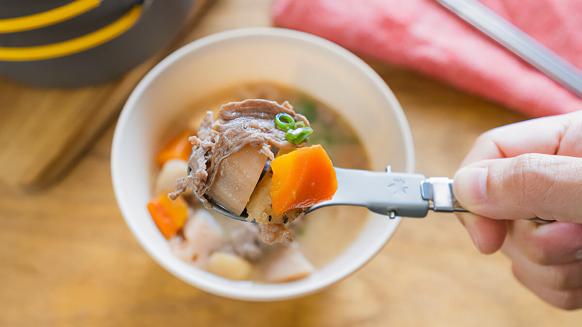 カット野菜で作る時短豚汁