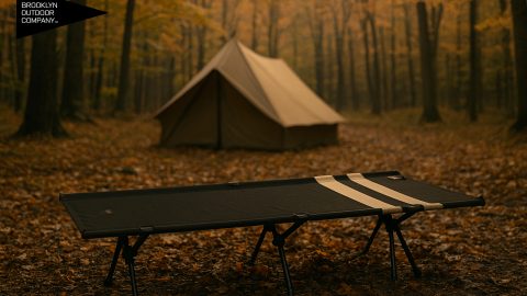 【おすすめキャンプコット】寝心地抜群・おしゃれなブルックリンアウトドアカンパニーの新色に注目