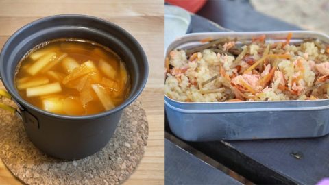 今日の「登山飯」は何にする？サッと作れる簡単で美味しいレシピをお届け！