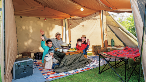 低温や結露に注意して電力供給！ 冬キャンプにポタ電を導入しよう