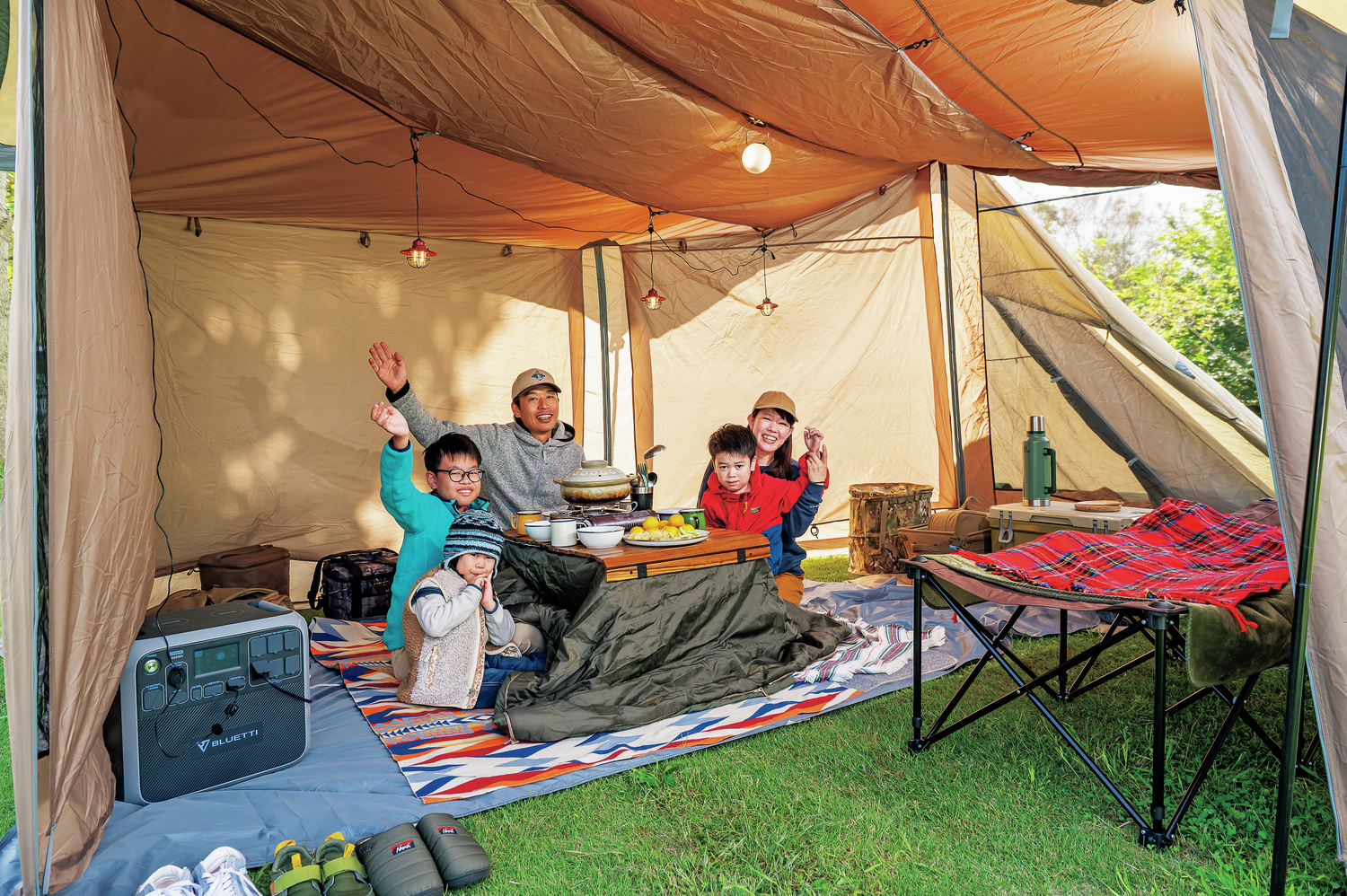 低温や結露に注意して電力供給！ 冬キャンプにポタ電を導入しよう