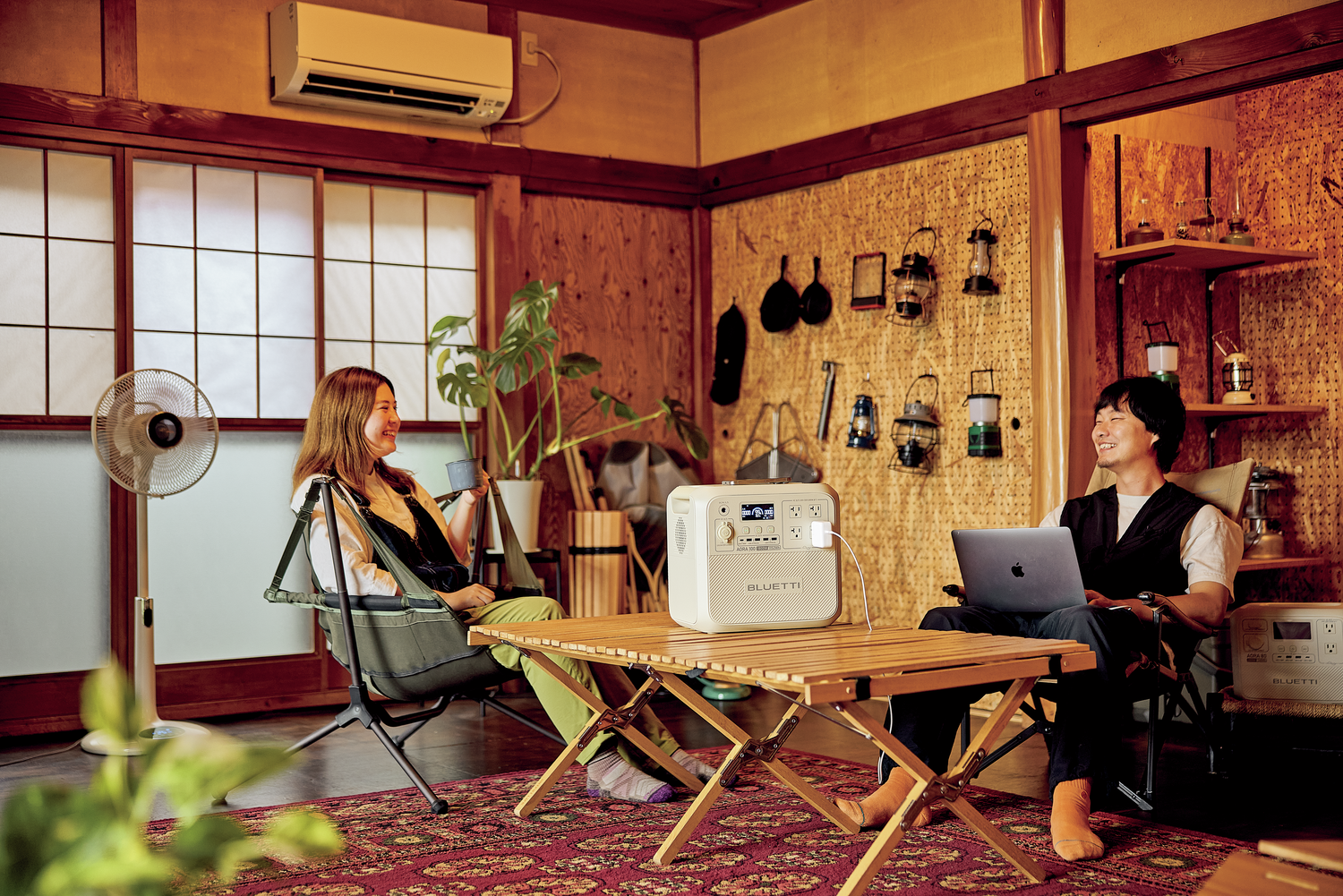 ポタ電が古民家暮らしの野あそび夫婦をアシスト！ おすすめ使いこなし術を拝見