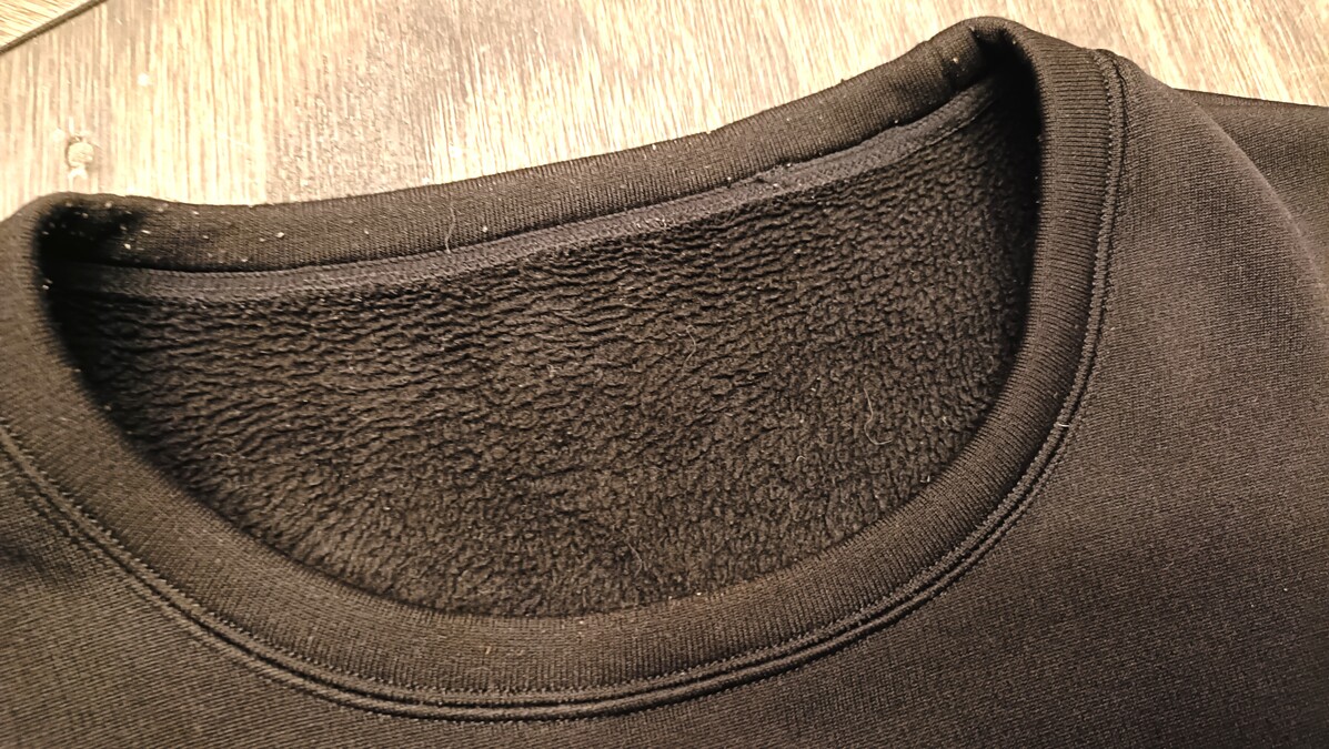 ワークマンのインナーのアップ。