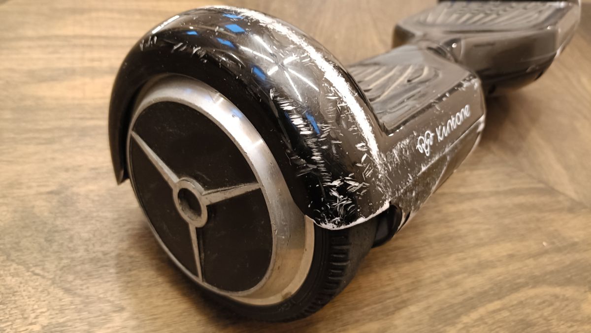 タイヤ部分のアップ画像。