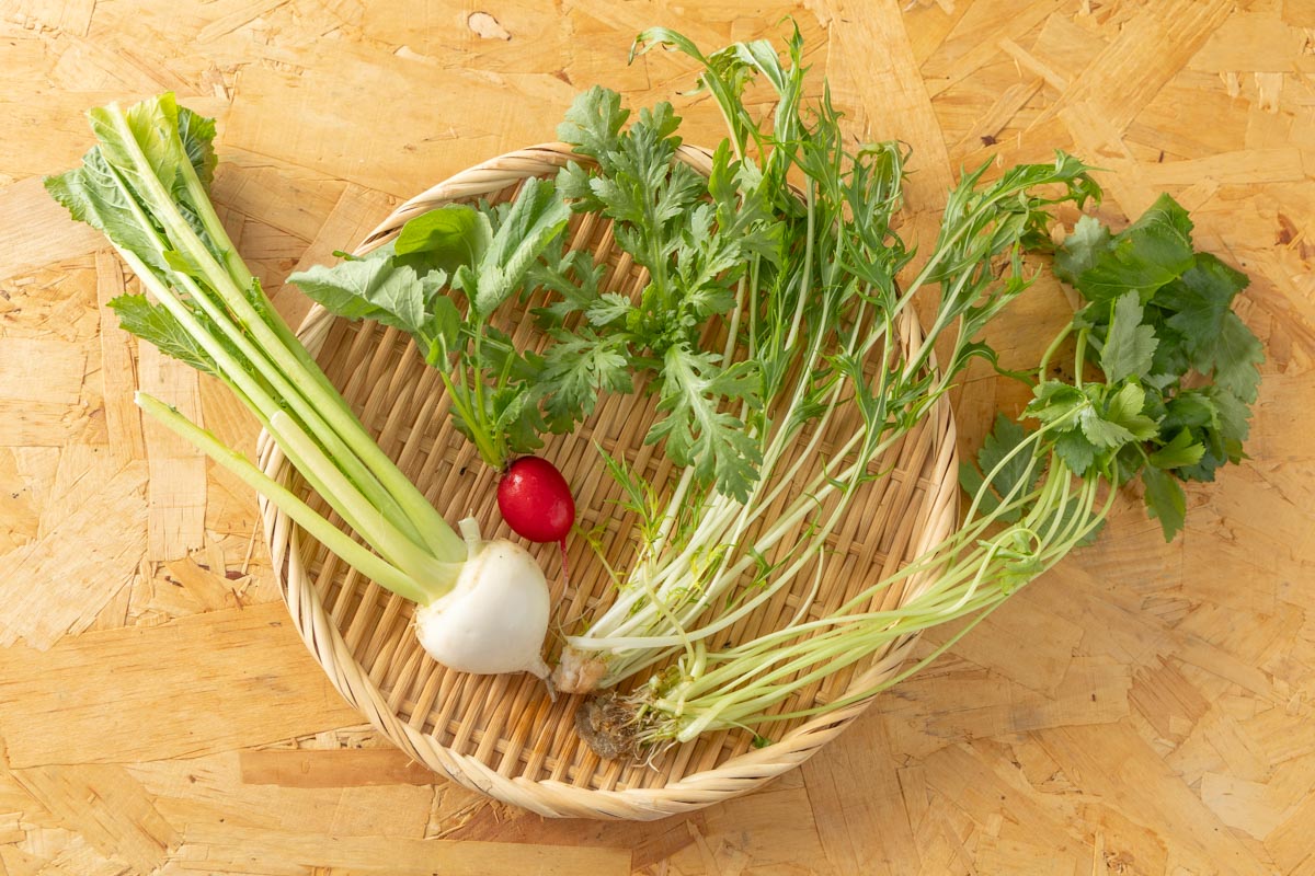 今回使用した七草