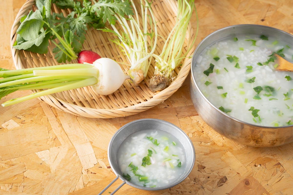 春の七草がなくてもOK！身近な青菜でカンタン七草粥を作ろう