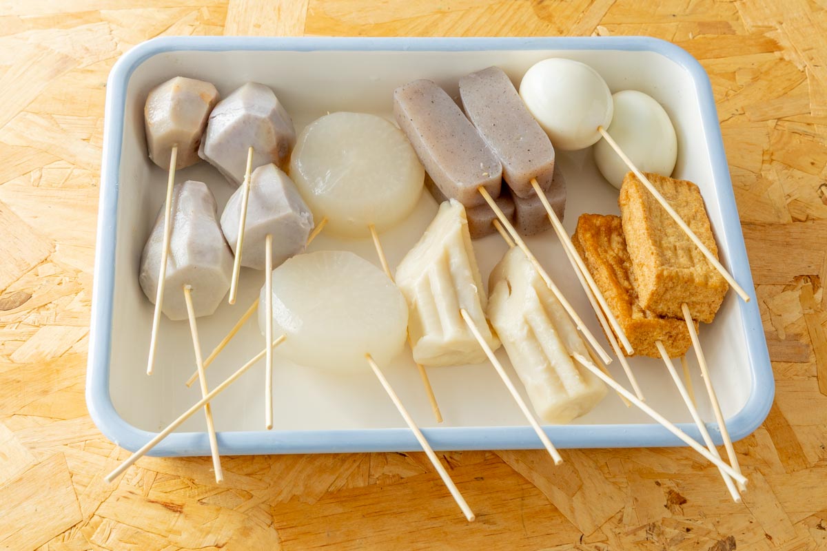 串を刺した具材