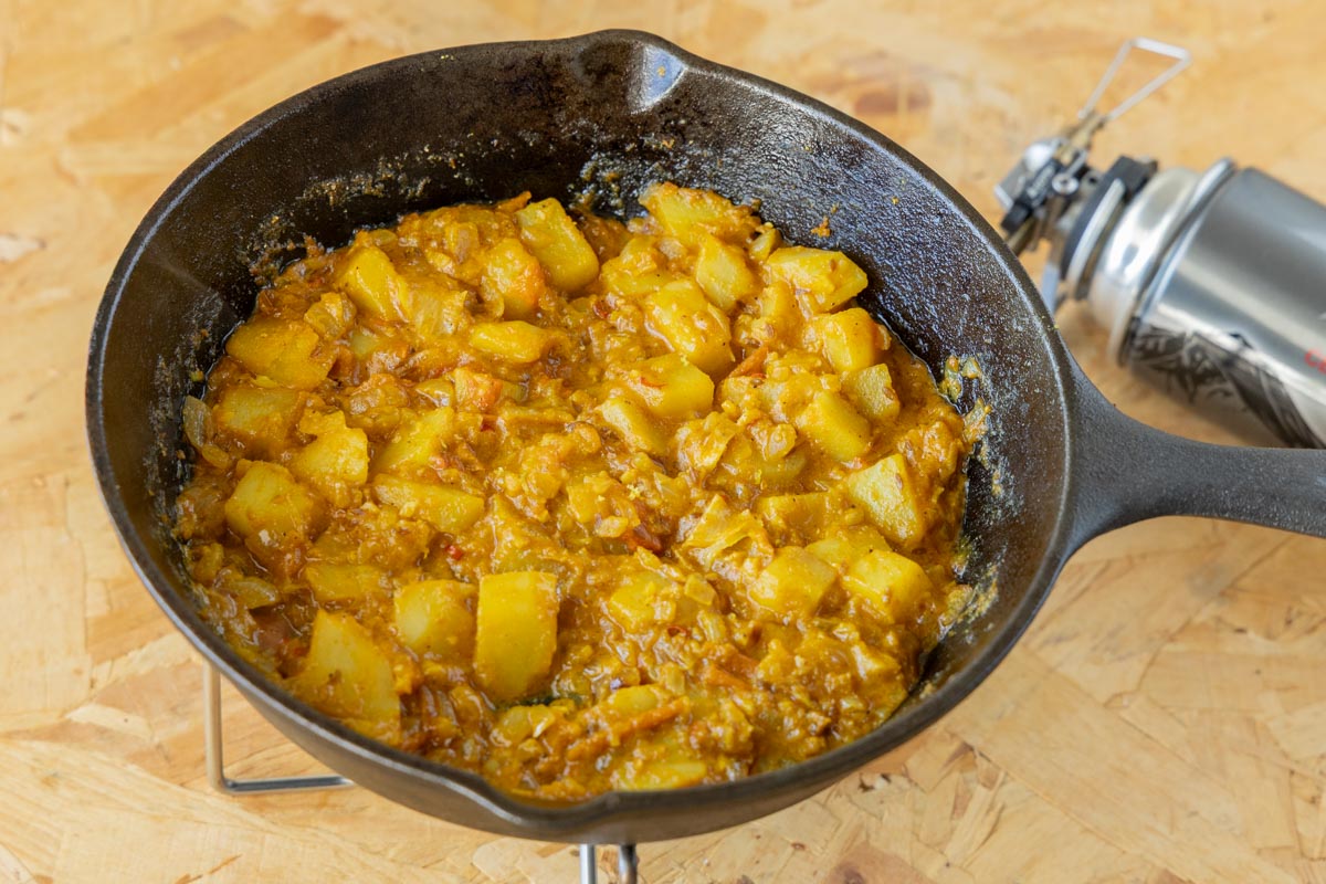 完成したカレー