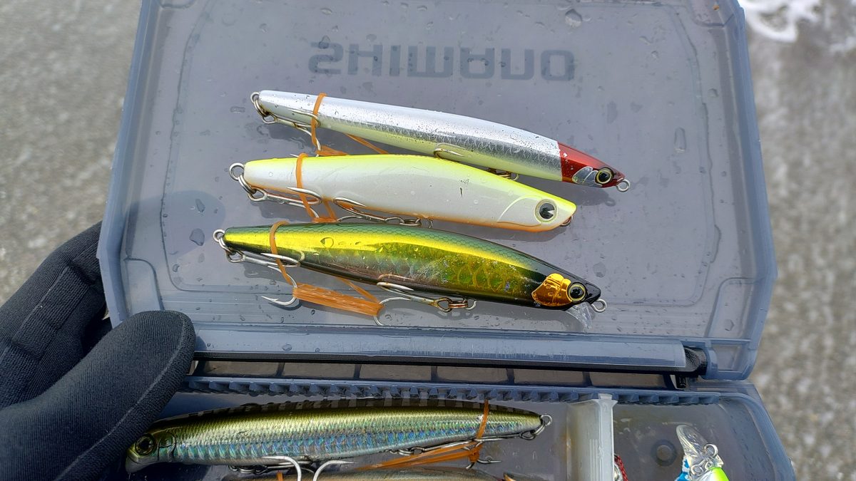 ルアーカラー3色