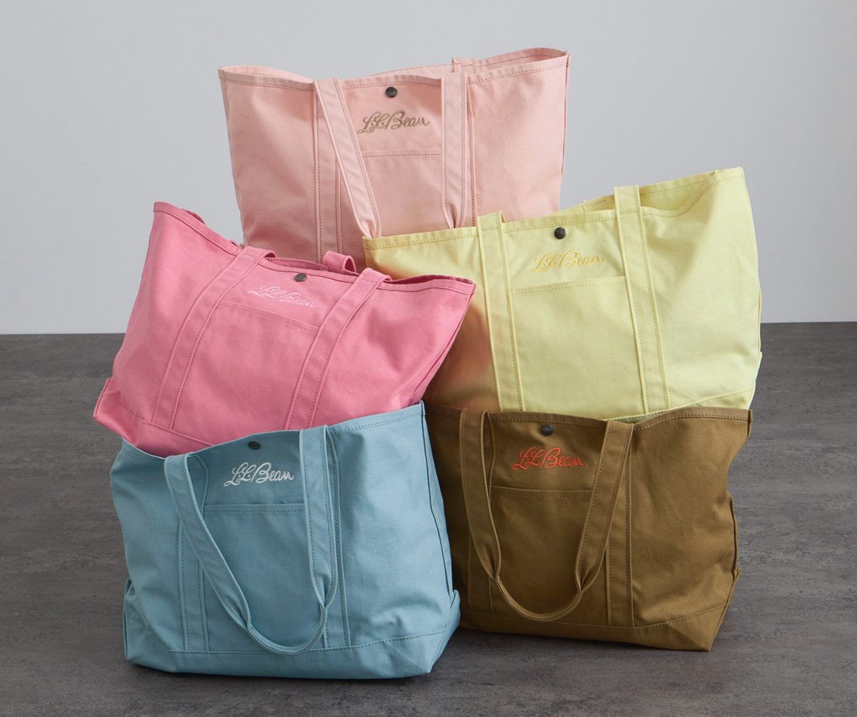 L.L.Bean×サロン アダム エ ロペ別注の肩掛けトートは華やかな5色で登場！ 春を先取りしよう