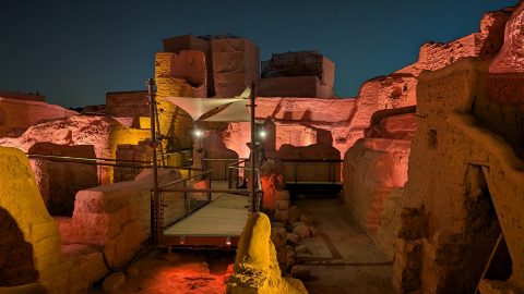 サウジアラビア建国の地「ディルイーヤ遺跡」を夜間探検！