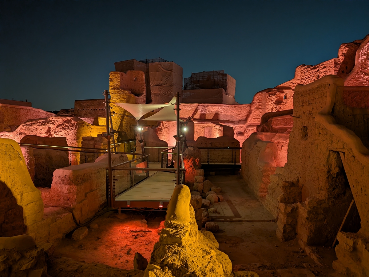 サウジアラビア建国の地「ディルイーヤ遺跡」を夜間探検！