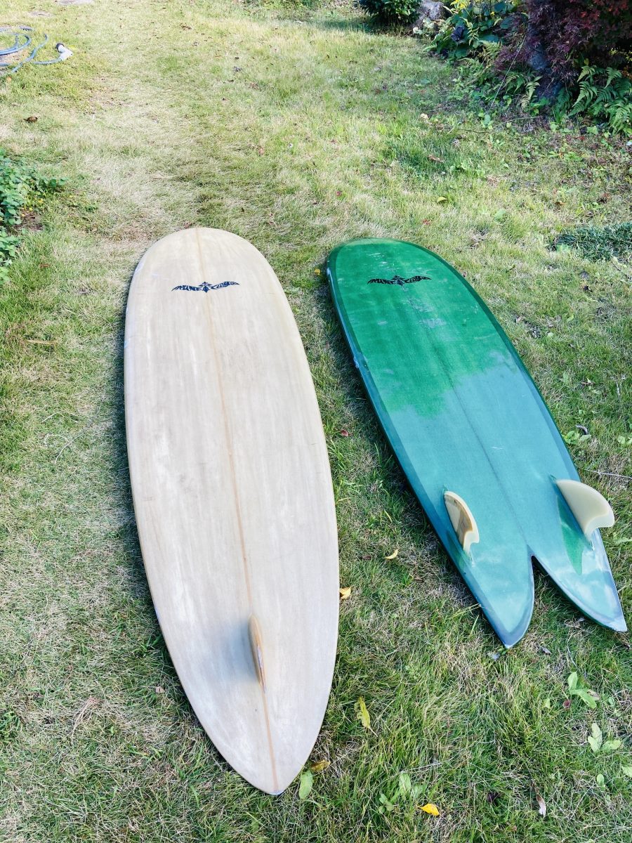 ２本のサーフボード